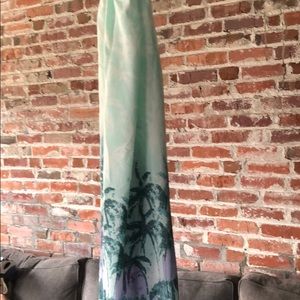 Tropical beach coverup